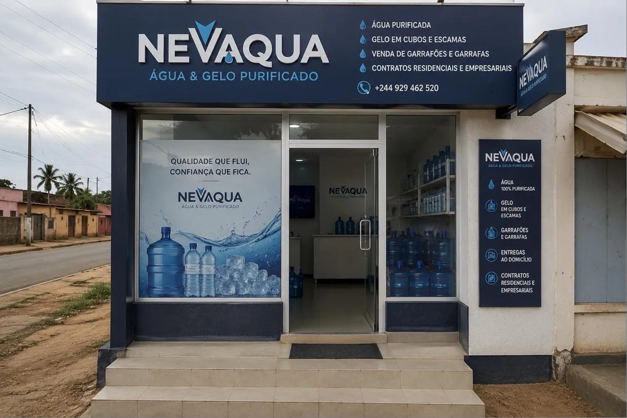 Fachada da loja NEVAQUA